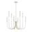 Atlas Lighting Ulla 28'' Wide 8Lt Chandelier, Antique White