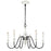 Atlas Lighting Val de Loire 28'' Wide 6Lt Chandelier, White