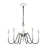 Atlas Lighting Val de Loire 28'' Wide 6Lt Chandelier, White