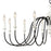 Atlas Lighting Val de Loire 48'' Wide 12Lt Chandelier, White