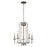 Atlas Lighting West End 20'' Wide 5Lt Chandelier, Brushed Nickel