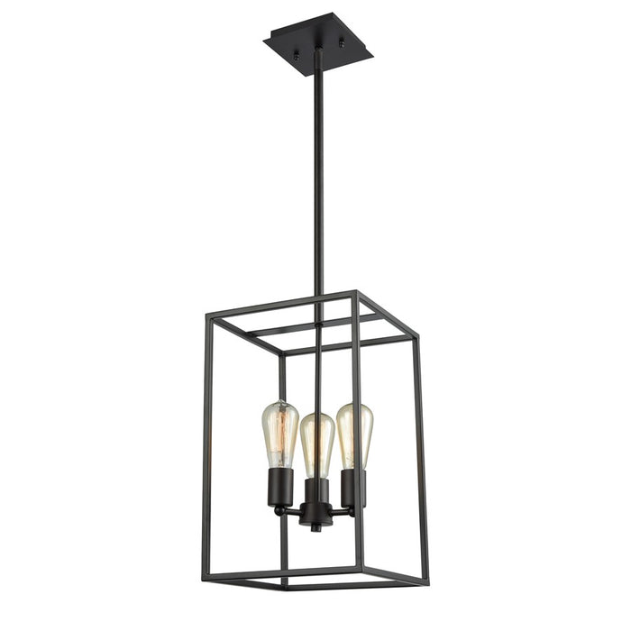 Atlas Lighting Williamsport 10'' Wide 3Lt Chandelier, Bronze