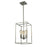Atlas Lighting Williamsport 10''W 3Lt Chandelier, Brushed Nickel