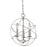 Atlas Lighting Williamsport 13''W 3Lt Chandelier, Brushed Nickel