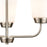 Atlas Lighting Winslow 19''W 3Lt Chandelier, Brushed Nickel/White