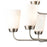 Atlas Lighting Winslow 30''W 9Lt Chandelier, Brushed Nickel/White