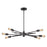 Atlas Lighting Xenia 31'' Wide 6Lt Chandelier, Oil Rubbed Bronze