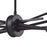 Atlas Lighting Xenia 31'' Wide 6Lt Chandelier, Oil Rubbed Bronze
