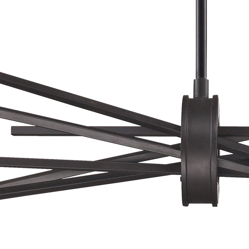 Atlas Lighting Xenia 31'' Wide 6Lt Chandelier, Oil Rubbed Bronze