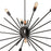Atlas Lighting Xenia 54'' Wide 14Lt Chandelier, Oil Rubbed Bronze