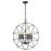 Atlas Lighting Yardley 23'' Wide 6Lt Chandelier, Oil Rubbed Bronze