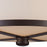 Atlas Lighting 13'' Wide 2Lt Flush Mount, Oiled Bronze/White