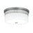 Atlas Lighting Astor 13.75'' Wide 2Lt Flush Mount, Nickel/White