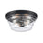 Atlas Lighting Boyer 14'' Wide 2Lt Flush Mount, Matte Black/Clear