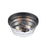 Atlas Lighting Boyer 14'' Wide 2Lt Flush Mount, Matte Black/Clear