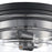 Atlas Lighting Boyer 14'' Wide 2Lt Flush Mount, Matte Black/Clear