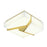 Atlas Lighting Candeau 12.75''W Integrated LED Flush Mount, Brass