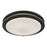 Atlas Lighting Clarion 14'' Wide 1Lt Flush Mount, Bronze/White