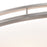 Atlas Lighting Clarion 32.5'' Wide 6Lt Flush Mount, Nickel/White