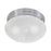 Atlas Lighting Elowen 10''W 2Lt Flush Mount, Brushed Nickel/White