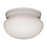 Atlas Lighting Elowen 12'' Wide 3Lt Flush Mount, White