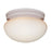 Atlas Lighting Elowen 8'' Wide 1Lt Flush Mount, White