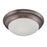 Atlas Lighting Fluor 15'' Wide 2Lt Flush Mount, Bronze/White