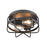 Atlas Lighting Gael 10'' Wide 2Lt Flush Mount, Matte Black
