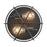 Atlas Lighting Gael 10'' Wide 2Lt Flush Mount, Matte Black