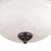 Atlas Lighting Harmony 14'' Wide 2Lt Flush Mount, Bronze/White