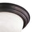 Atlas Lighting Harmony 14'' Wide 2Lt Flush Mount, Bronze/White