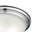 Atlas Lighting Harmony 14'' Wide 2Lt Flush Mount, Silver/White
