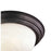 Atlas Lighting Harmony 14'' Wide 3Lt Flush Mount, Bronze/White