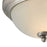 Atlas Lighting Huntington 11'' Wide 2Lt Flush Mount, Nickel/White