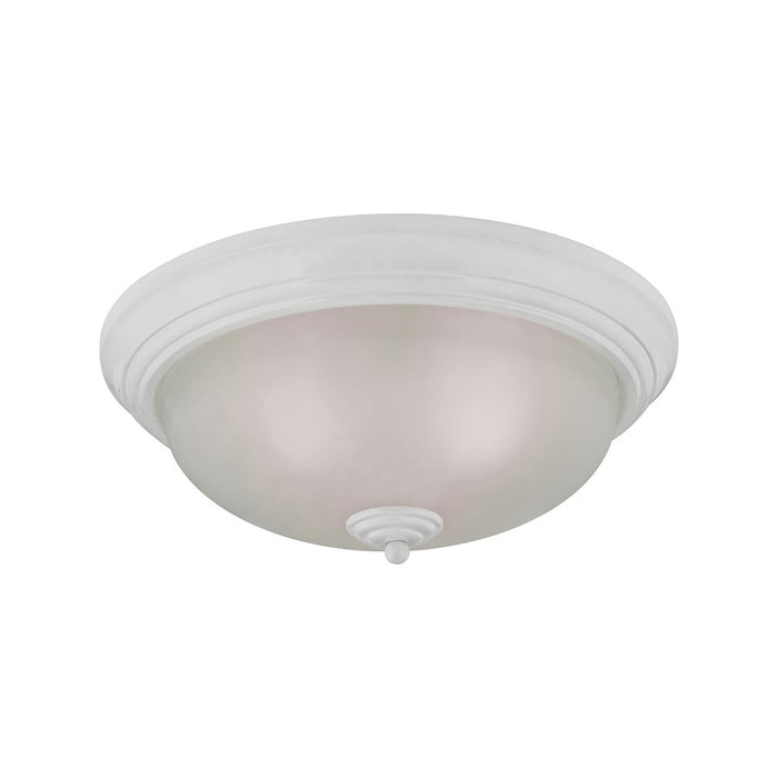 Atlas Lighting Huntington 15'' Wide 3Lt Flush Mount, White