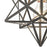 Atlas Lighting Moravian Star 11''W 1Lt Flush Mount, Bronze/Clear