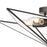 Atlas Lighting Moravian Star 21''W 5Lt Flush Mount, Bronze/Clear