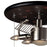 Atlas Lighting Novelty 16'' Wide 2Lt Flush Mount, Astronaut Black