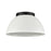 Atlas Lighting Pelham 10'' Wide 2Lt Flush Mount, Black/White