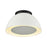 Atlas Lighting Pelham 10'' Wide 2Lt Flush Mount, Black/White
