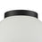 Atlas Lighting Pelham 10'' Wide 2Lt Flush Mount, Black/White