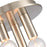 Atlas Lighting Pepper 8'' Wide 3Lt Flush Mount, Brushed Nickel