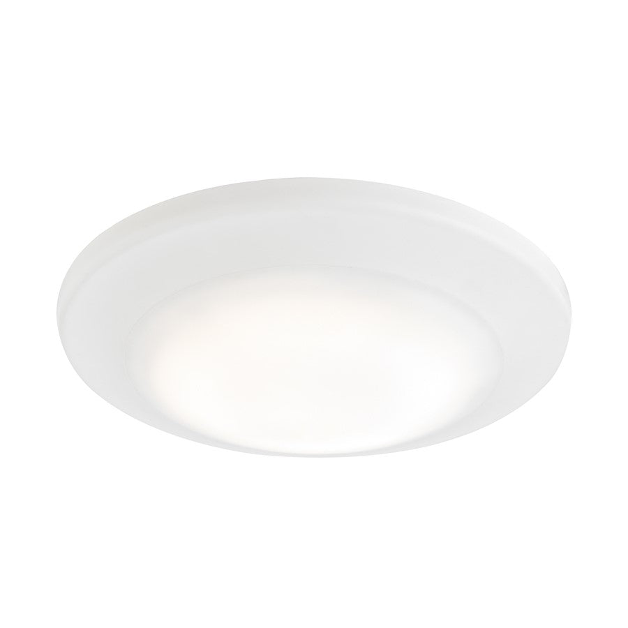 Atlas Lighting Plandome 18W Integrated LED Flush Mount, White