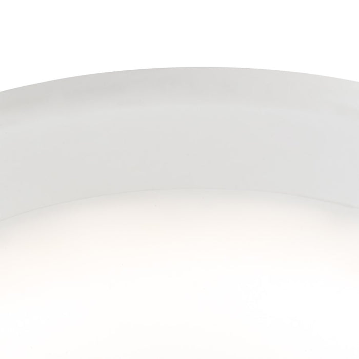 Atlas Lighting Plandome 1Lt Integrated LED Flush Mount, White