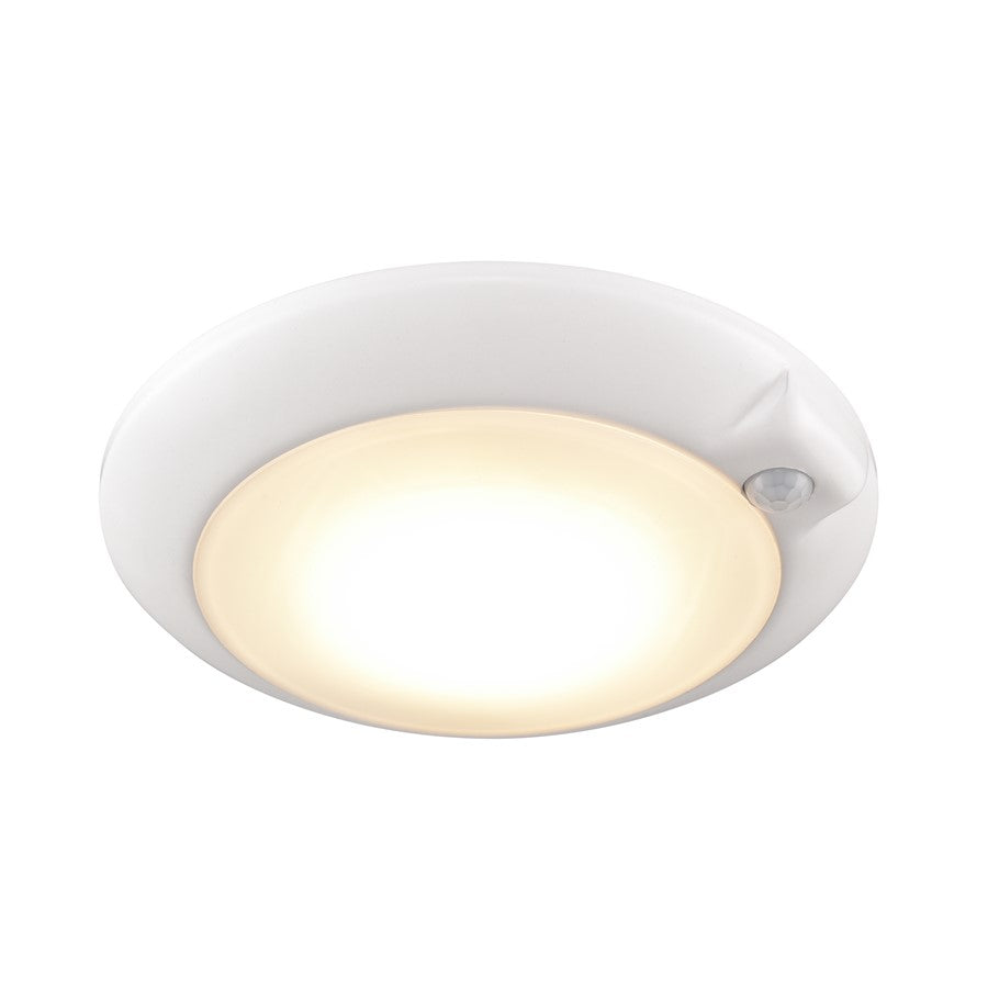 Atlas Lighting Plandome 6'' Wide Integrated LED Flush Mount, White