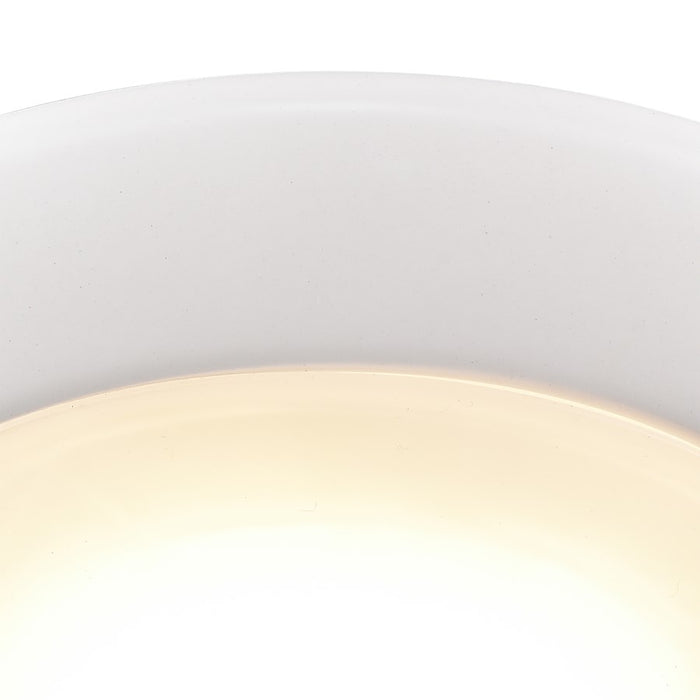 Atlas Lighting Plandome 6'' Wide Integrated LED Flush Mount, White