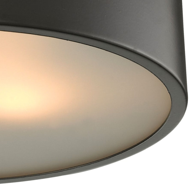Atlas Lighting Simpson 10'' Wide 2Lt Flush Mount, Oil Rubbed Bronze
