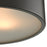 Atlas Lighting Simpson 10'' Wide 2Lt Flush Mount, Oil Rubbed Bronze