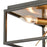 Atlas Lighting Spark 12'' Wide 4Lt Flush Mount, Matte Black/Clear
