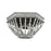 Atlas Lighting Summerton 18'' Wide 3Lt Flush Mount, Washed Gray